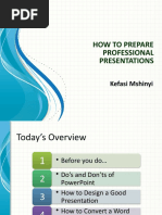 How To Design Professional Looking Presentations