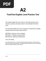 A2 English Test With Answers