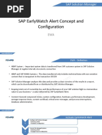 11.1 SAP EarlyWatch Alert Concept and Configuration