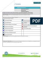 Safe Work Procedure Template PDF