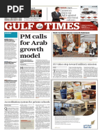 PM Calls For Arab Growth Model: Gulf Times