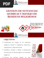 Gestion de Sustancias Quimicas y Manejo de Residuos Peligrosos