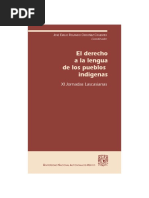 ORDOÑEZ CIFUENTES, José Emilio, El Derecho A La Lengua de Los Pueblos Indígenas