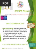 Gender Eqality