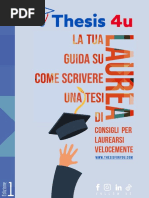 Thesis 4u - Guida Su Come Scrivere La Tesi (1 Edizione)