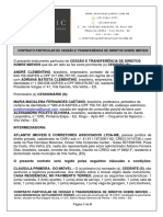 Contrato Particular de Cessão de Direitos - Casa Nossa Senhora Da Penha