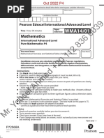 Oct 2022 P4 Model Answer