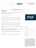 Reporte Semanal Macroeconomico y de Mercados