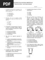 Taller ICFES Docente - Primera Ley de Newton