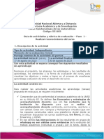 Guía de Actividades y Rúbrica de Evaluación - Paso 1 - Realizar Reconocimiento Del Curso