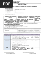 Sesión de Aprendizaje #1 Iii Bimestre - Unidad 1: Institucion Educativa Emblemática "Francisco Antonio de Zela"