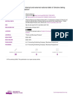 R - 2017 - Comparative Analysis of Internal and External National Debt of Ukraine Taking Into Account The Impact Factors