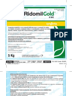 Rotulo Ridomil Gold R WG