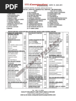 Price List