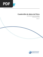 Cuadernillo de Datos Física 2025