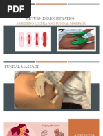 Assessing Lochia & FUNDAL MASSAGE