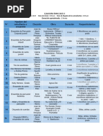 Orden Clausura y Recital Emas Puntos