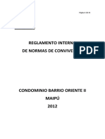 Página 1 de 11 REGLAMENTO INTERNO DE NORMAS DE CONVIVENCIA