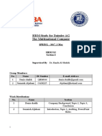 HRM Study For Daimler AG - HRM Final Project