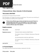 2023-08-04 Summary of Title DN370187 GOV - UK