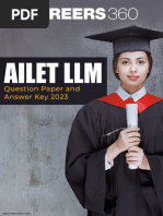 AILET LLM Question Paper and Answer Key 2023