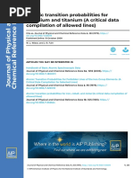 Atomic Transition Probabilities For Scandium and Titanium (A Critical Data Compilation of Allowed Lines)