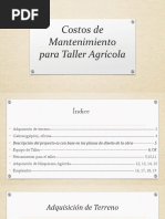 Costos de Mantenimiento para Taller Agrícola-2