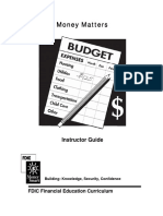 Money Smart Module 4 Money Matters Instructor Guidepdf