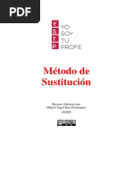 Método de Sustitución