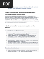 Investiga Sobre La Capa de Ozono y El Cuidado Del Medio Ambiente en El Perú