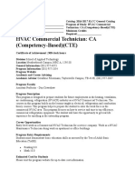 Competency-Based Curriculum For HVAC Technicans