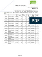 Certificado de Cotizaciones AFPModelo