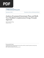 Analysis of Laminated Anisotropic Plates and Shells Via A Modifie