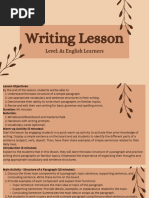 Writing Lesson