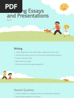 Planning Essays and Presentations (EAPP 4)