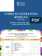 Planificare Limba Si Literatura Romana3