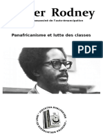 Walter Rodney - Panafricanisme Et Lutte Des Classes