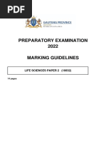 gr12 Life Sciences p2 English Sep 2022 Possible Answers