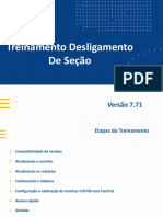 Treinamento CFX Deligamento Secao Versão 7.50 Trimble