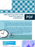 Presentation For Youth Skills Contest