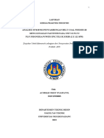 Analisis Penyambungan BRLT Coal Feeder 1B Menggunakan Fastener