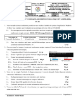 Épreuve D'informatique Séquence 3 Classe de 1ère D