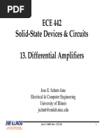 ECE 442 Differential Amplifiers