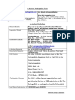 Final E-Auction Participation Form - M L Foods