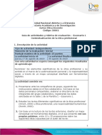 Guía de Actividades y Rúbrica de Evaluación - Escenario 1 - Contextualización de La Ética Profesional