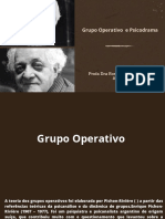 Grupo Operativo e Psicodrama