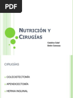 Nutricion y Cirugias.