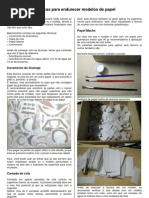 Técnicas para Endurecer Modelos de Papel