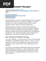 What Is Gestalt Therapy