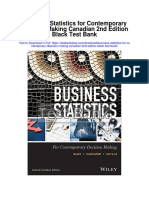 Business Statistics For Contemporary Decision Making Canadian 2nd Edition Black Test Bank